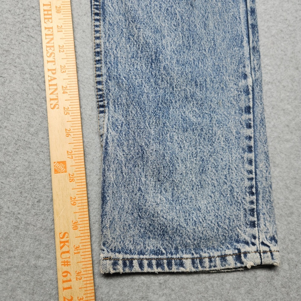 VINTAGE Levis Jeans 32x32 (Tag 34x32) Blue Acid Wash Relaxed Bronze Tab 90s USA‎ - Picture 15 of 15